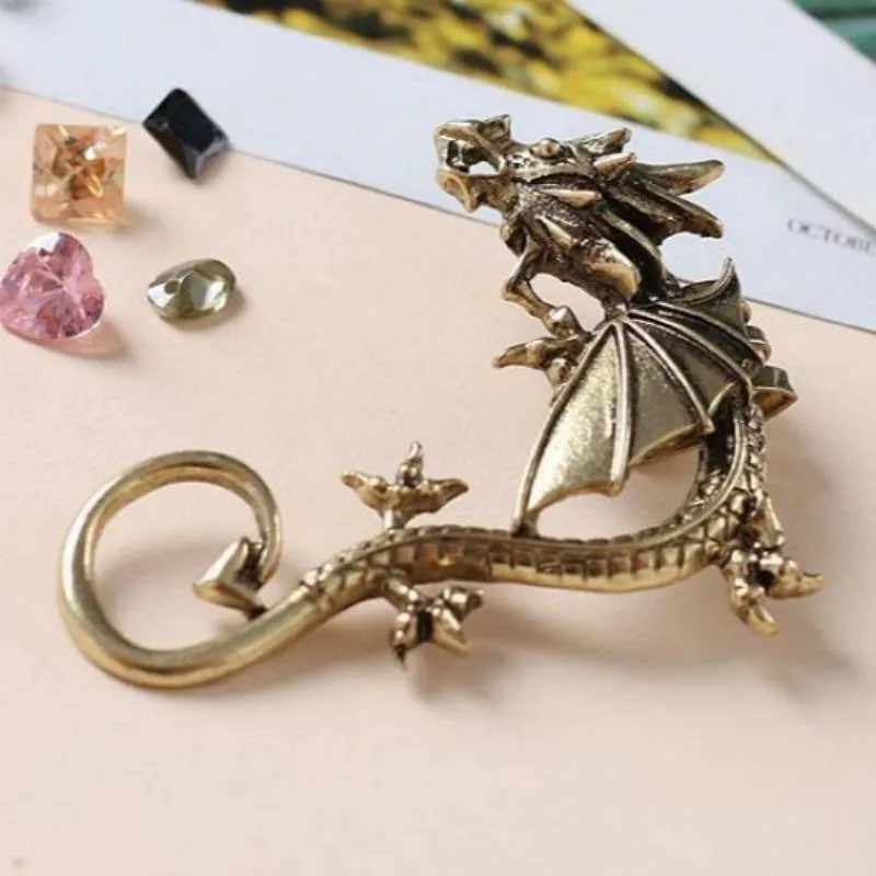 Perching Dragon Earcuff