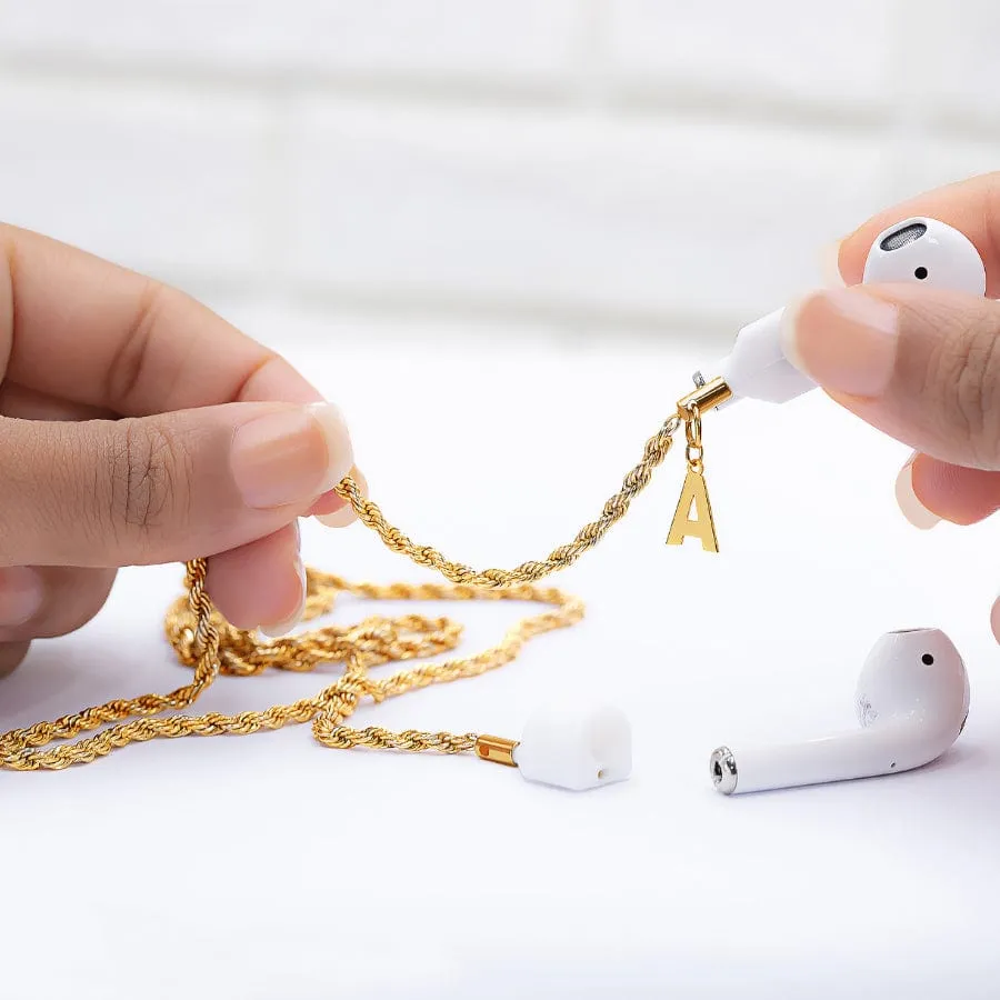 Personalized Initial Magnetic Air Pods Holder