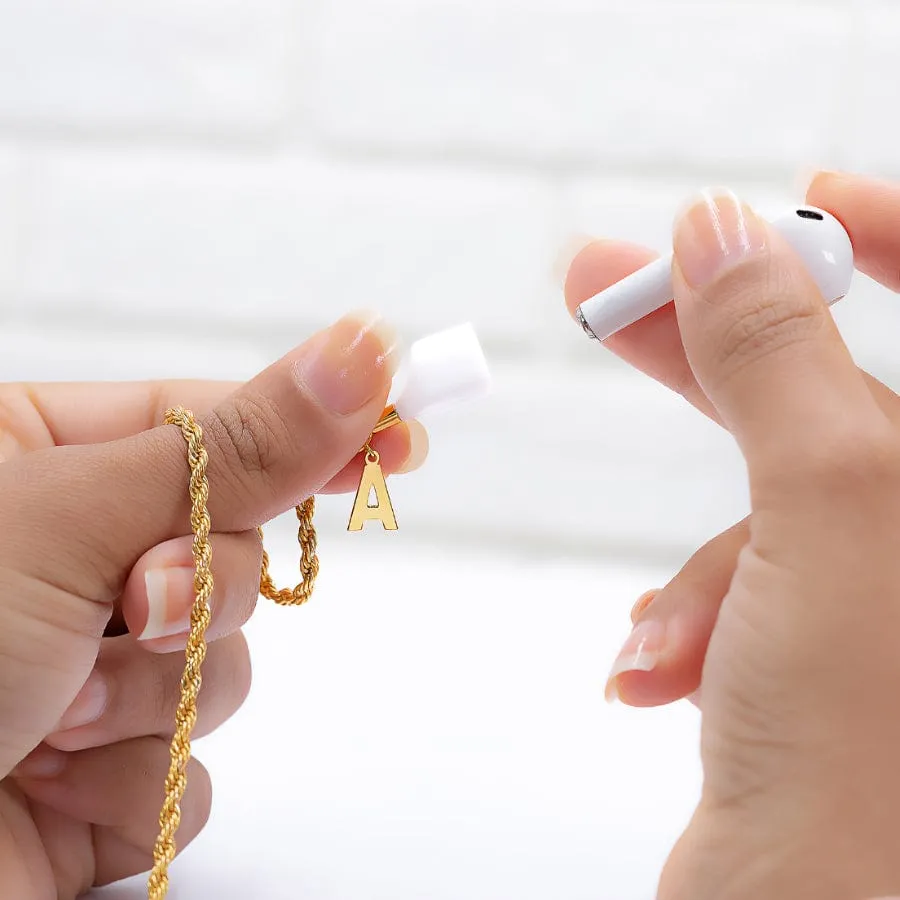 Personalized Initial Magnetic Air Pods Holder