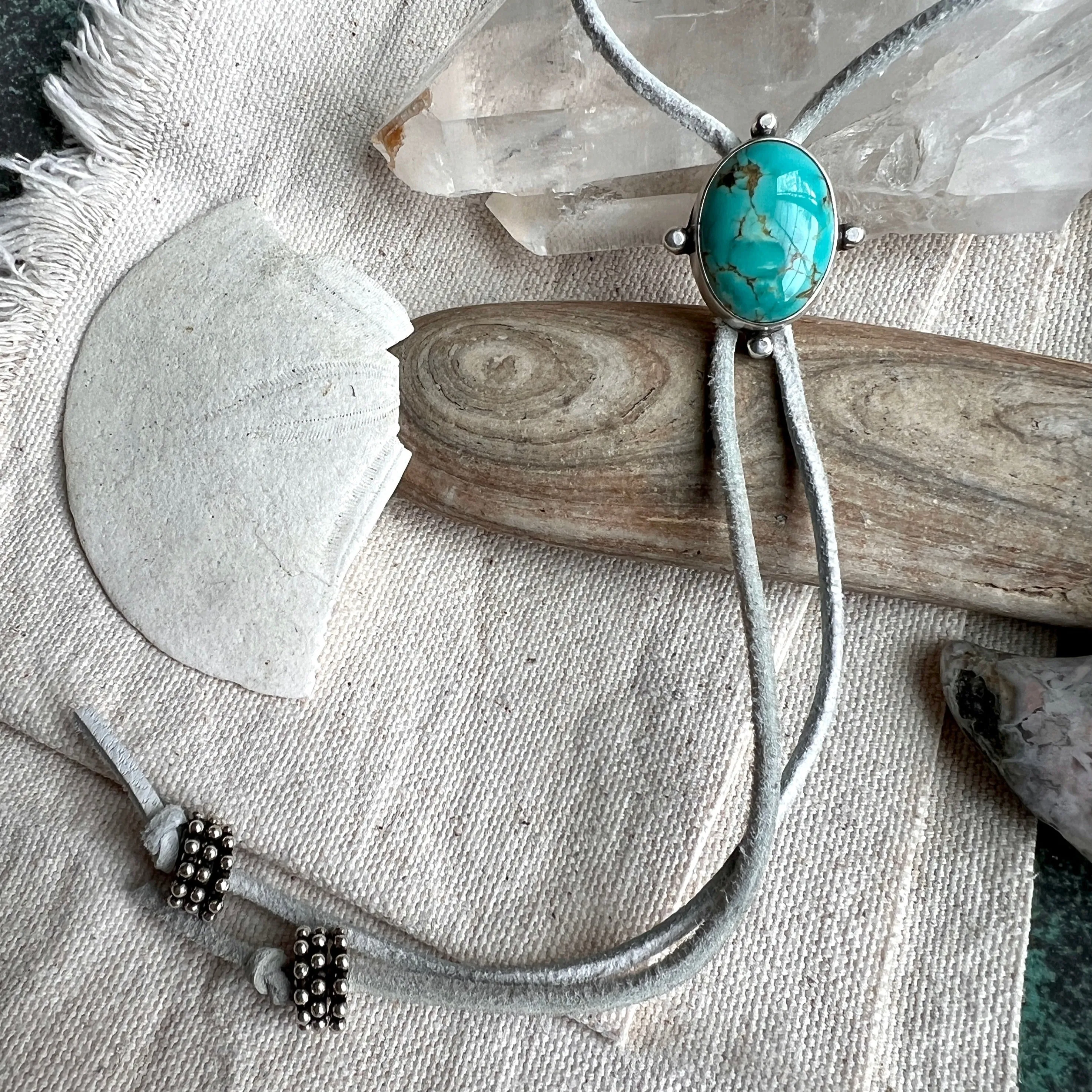 Petite Turquoise Lady Bolo Necklace