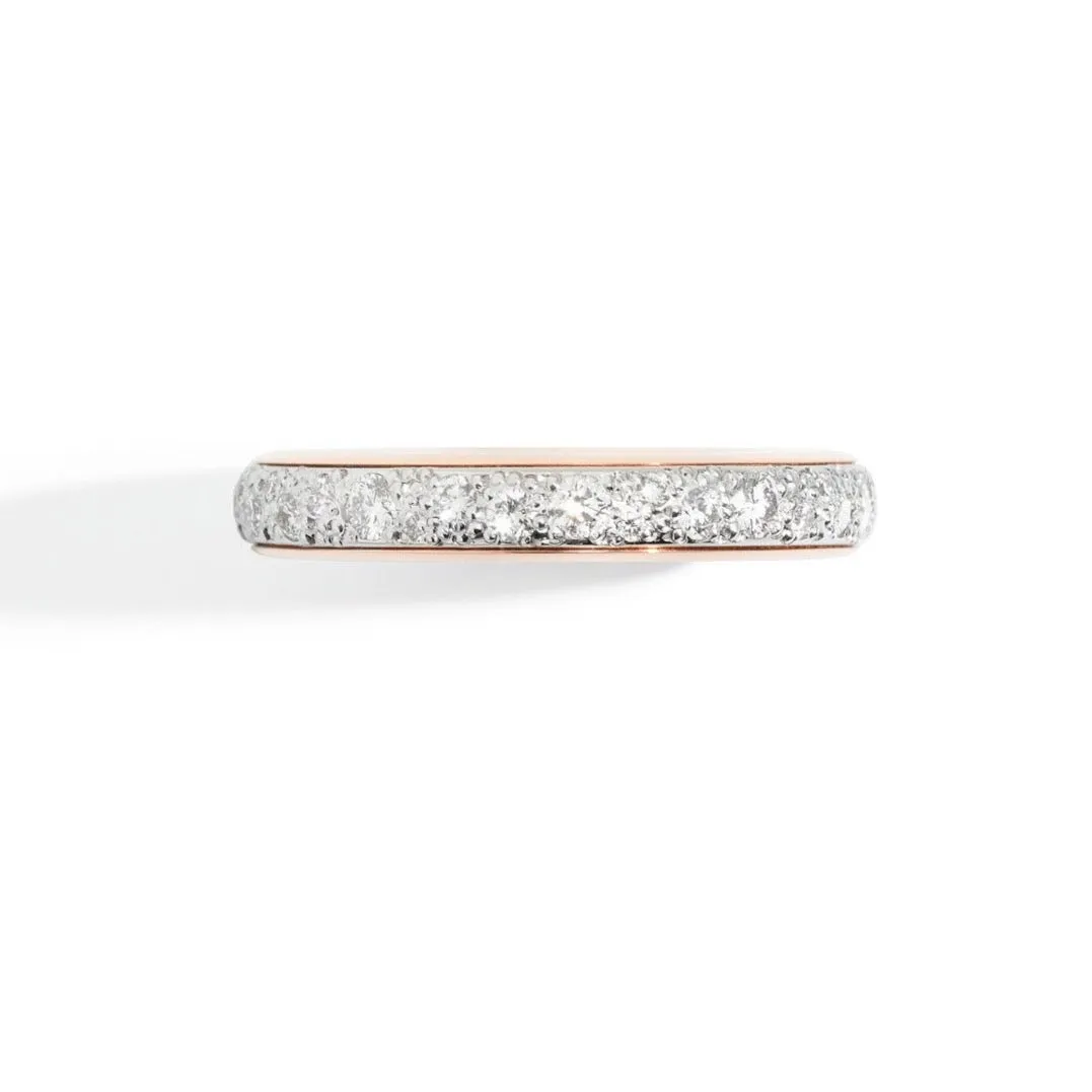 Pomellato - Iconica - Diamond Band Ring, 18K Rose Gold