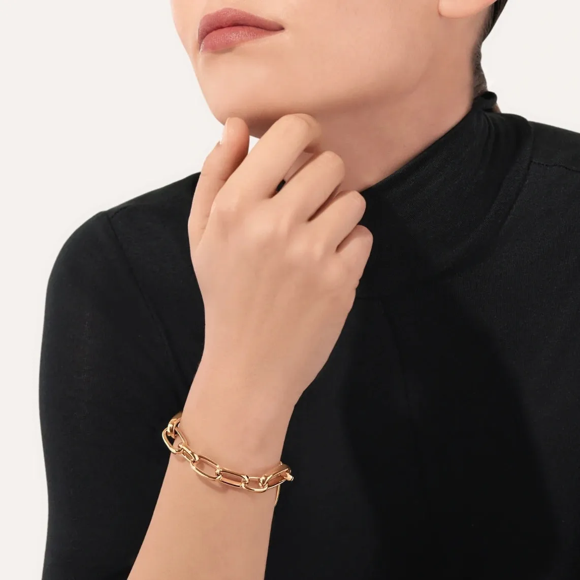 Pomellato - Iconica Slim Link Bracelet, 18k Rose Gold