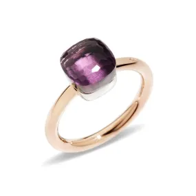 Pomellato - Nudo Petit - Ring with Amethyst, 18k Rose and White Gold