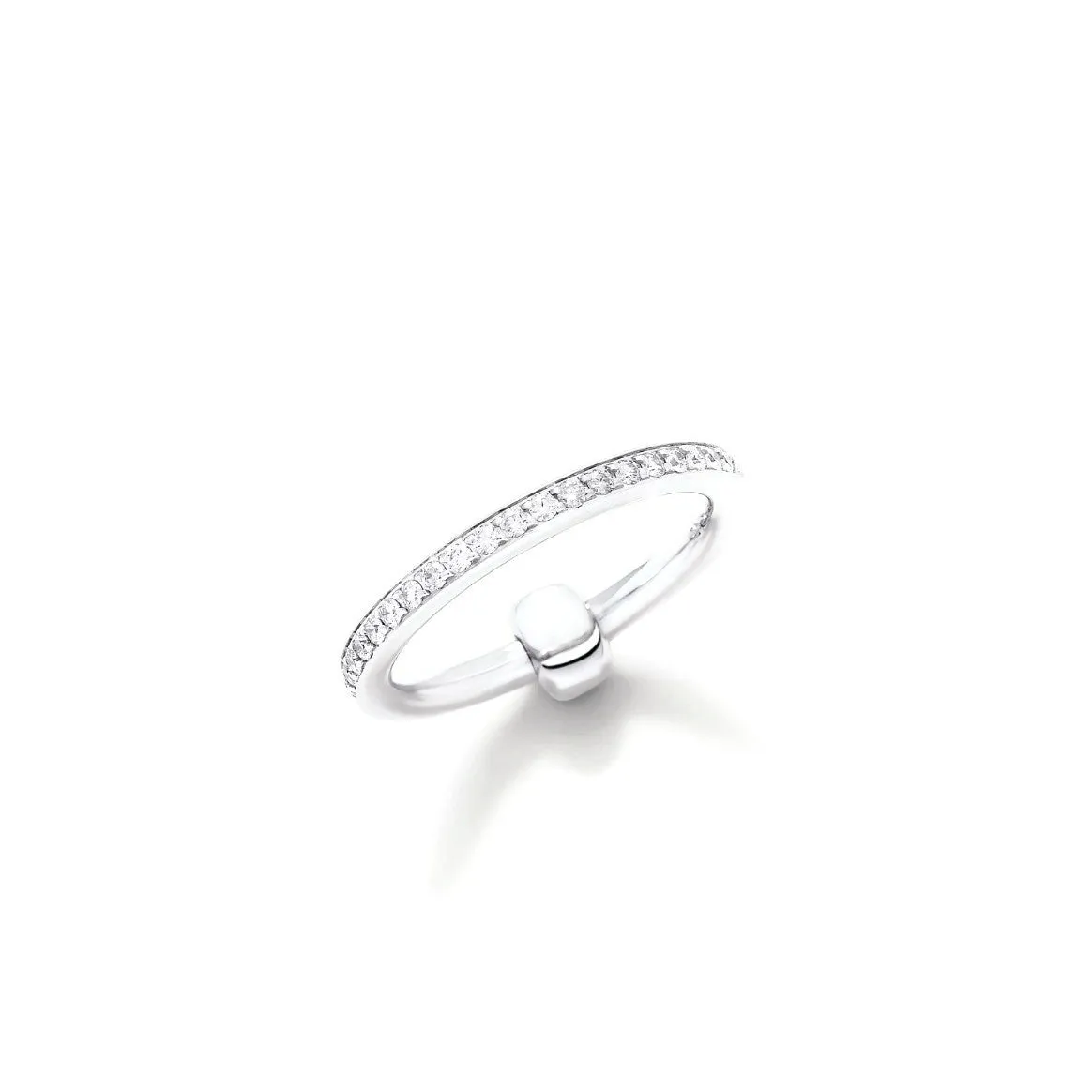 Pomellato - Together - Ring with Diamonds, 18k White Gold