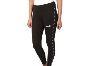 PUMA Tape Leggings Donna Banda Logo Black 585849 01