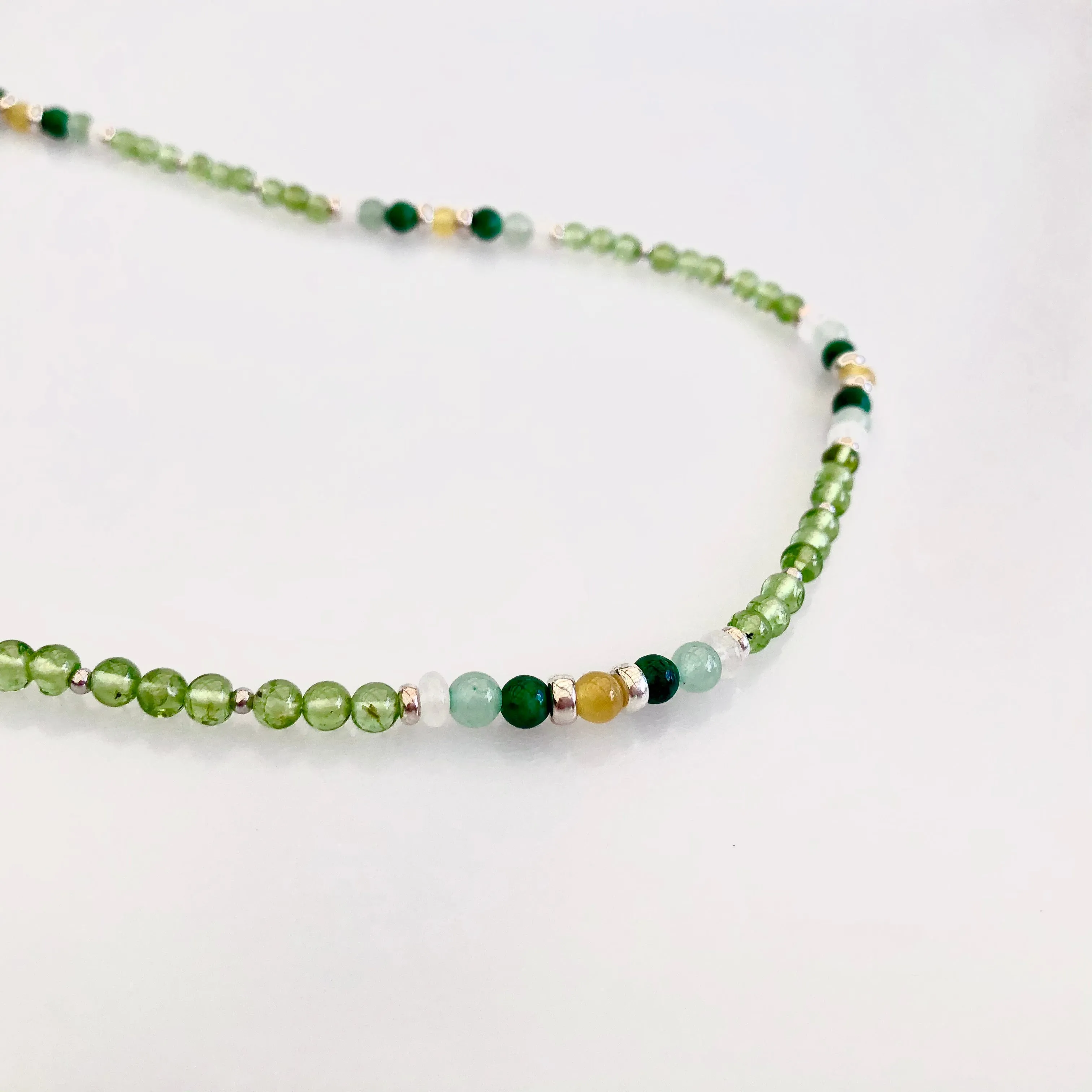 Return to Origin Peridot and Jade Multistyle Necklace