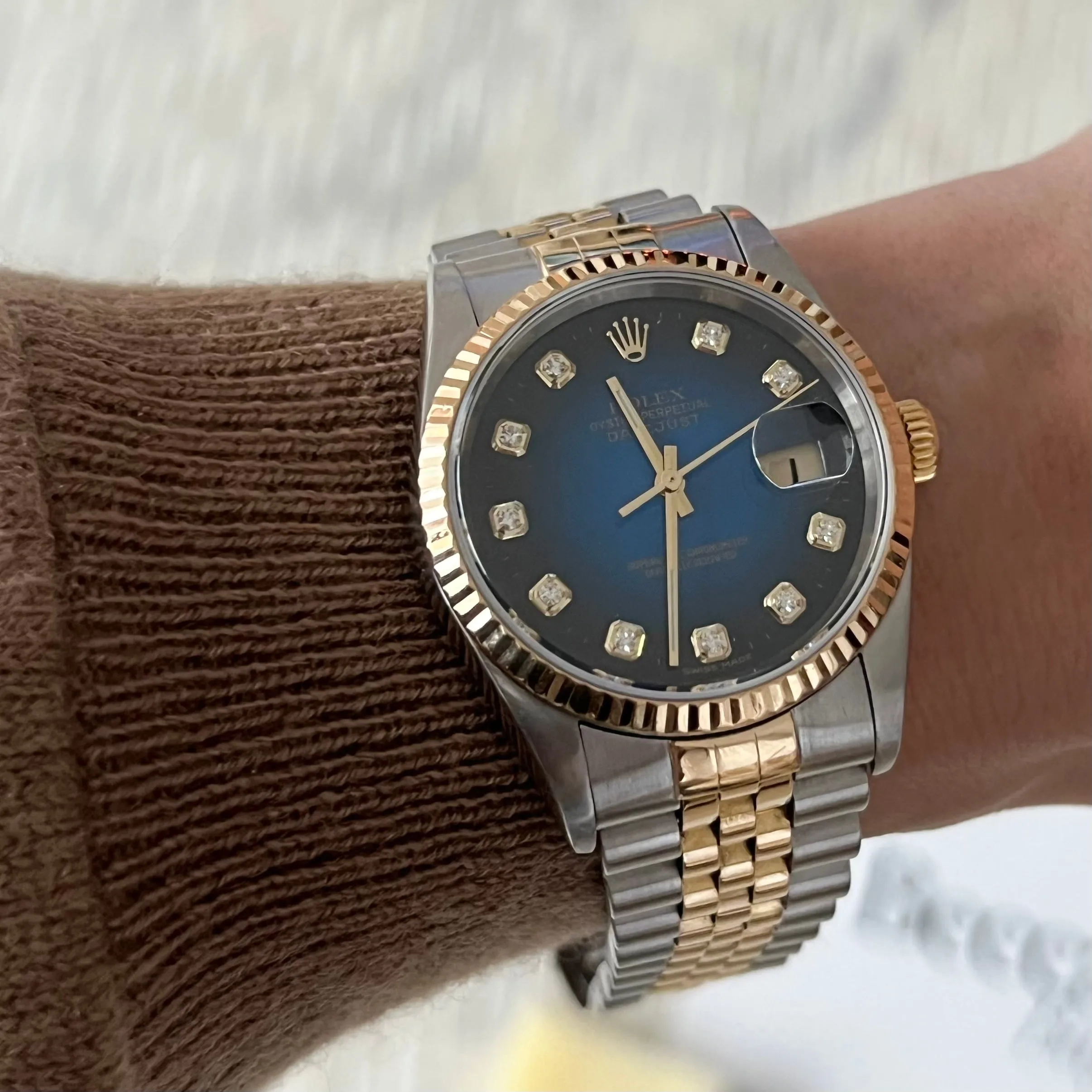 Rolex Datejust Two Tone 31 Watch