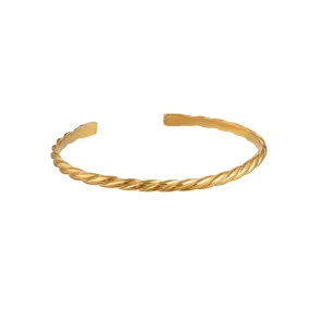 Rope Bangle - Gold