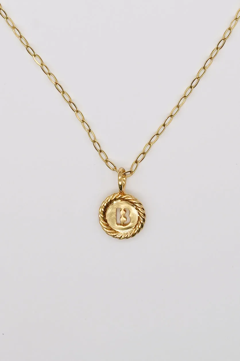 Sealed with Love Initial Necklace