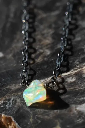 Spirit & Soul Opal Silver Necklace