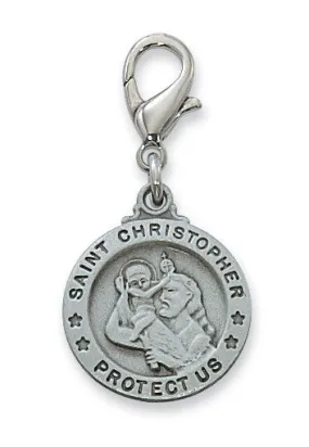 St Christopher Clip Charm