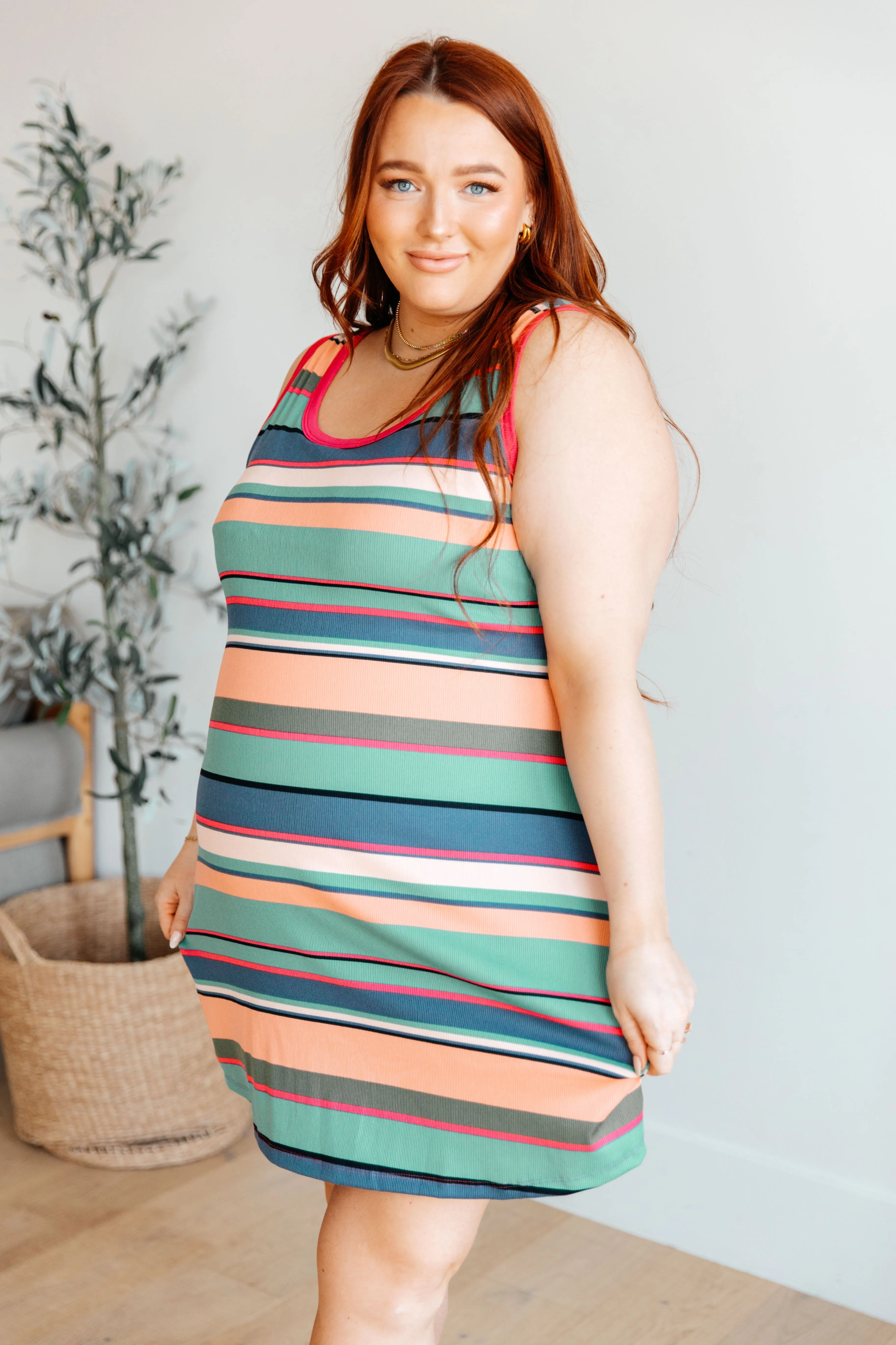 Summer Lovin' Striped Tank Dress