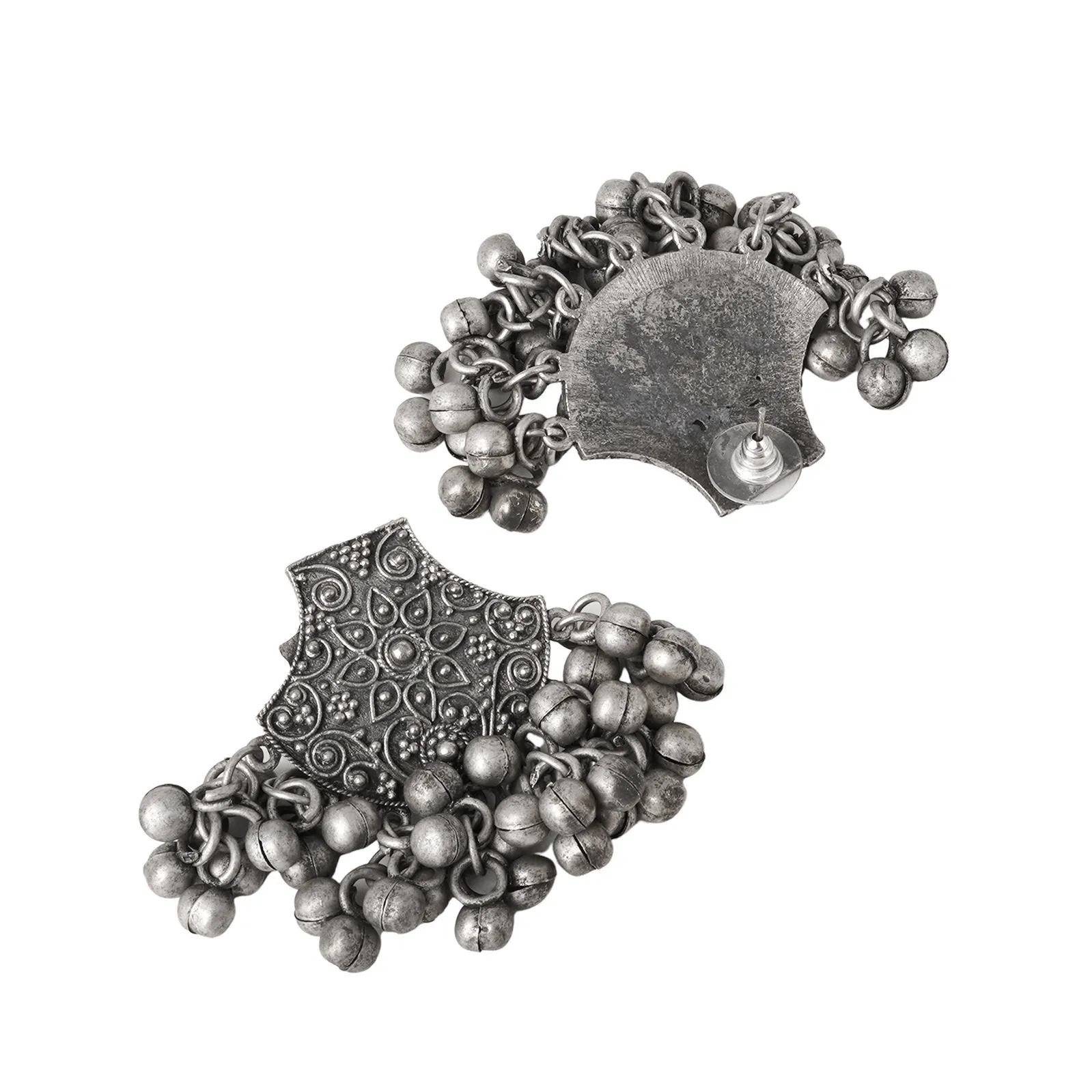 Teejh Ganavi Silver Oxidised Jewelry Gift Set