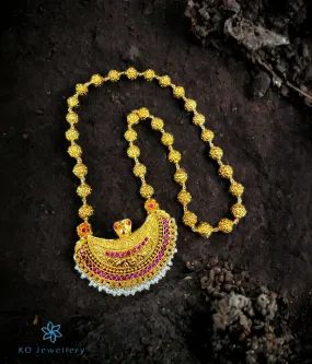 The Viloma Kokkethathi Silver Kodava Rudraksha Necklace