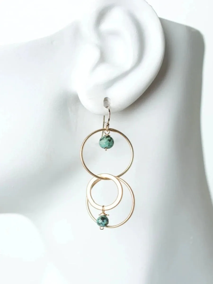 Tranquil Gardens Statement Earrings by Anne Vaughan