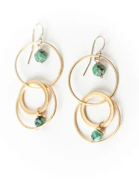 Tranquil Gardens Statement Earrings by Anne Vaughan