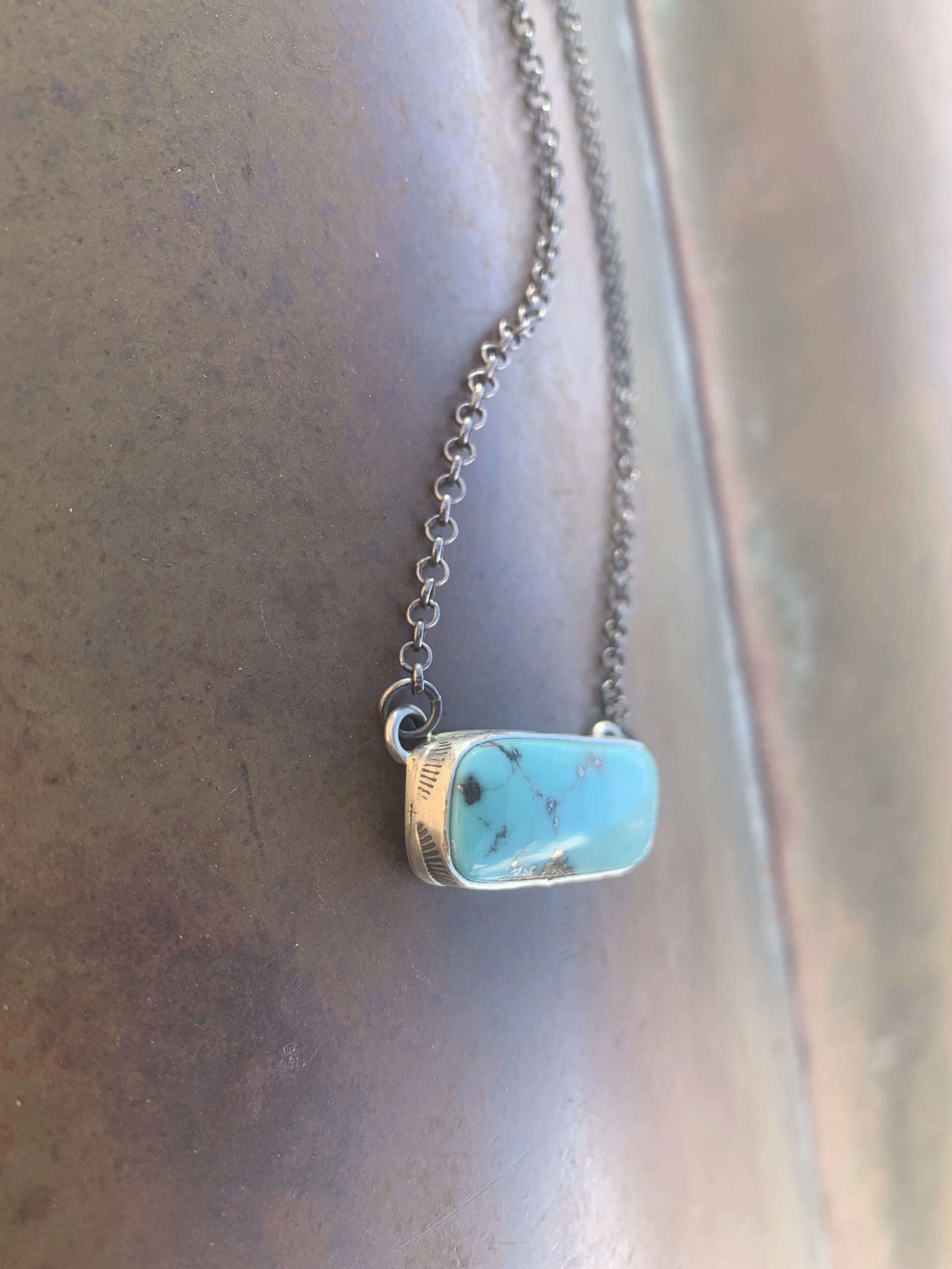 Turquoise Bar necklace