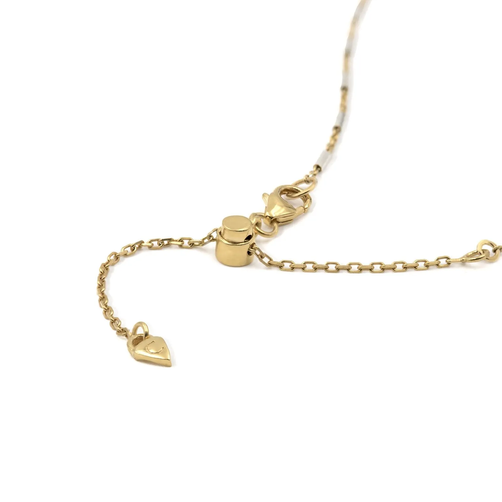 Vermeil & Sterling Silver - Trillion Necklace