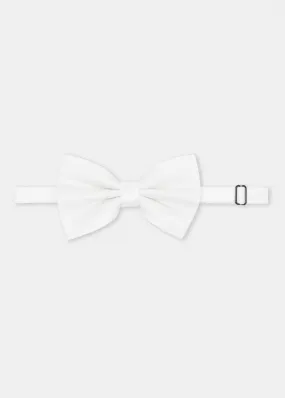 White S Bow Tie