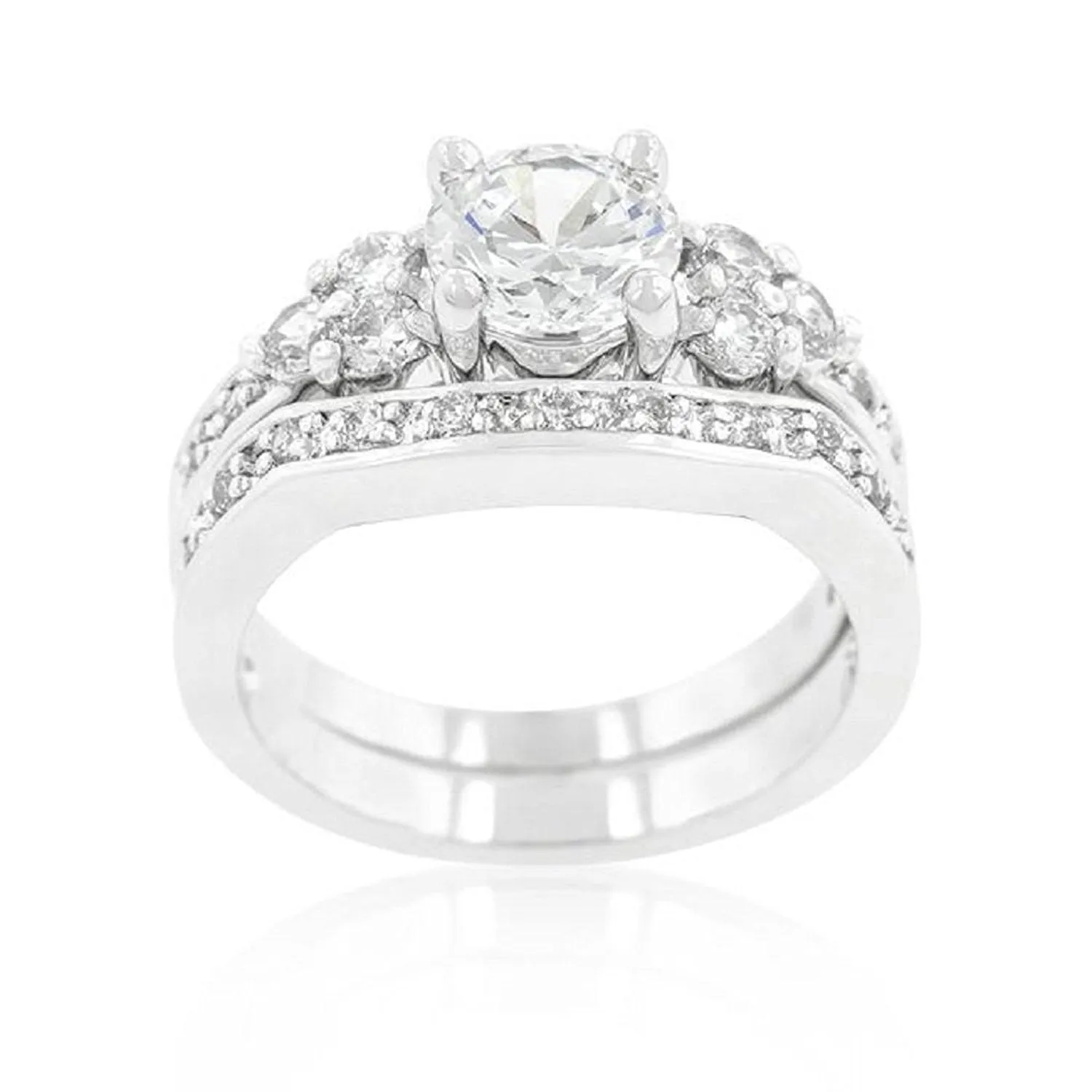 WildKlass Triple Stone Engagement Set