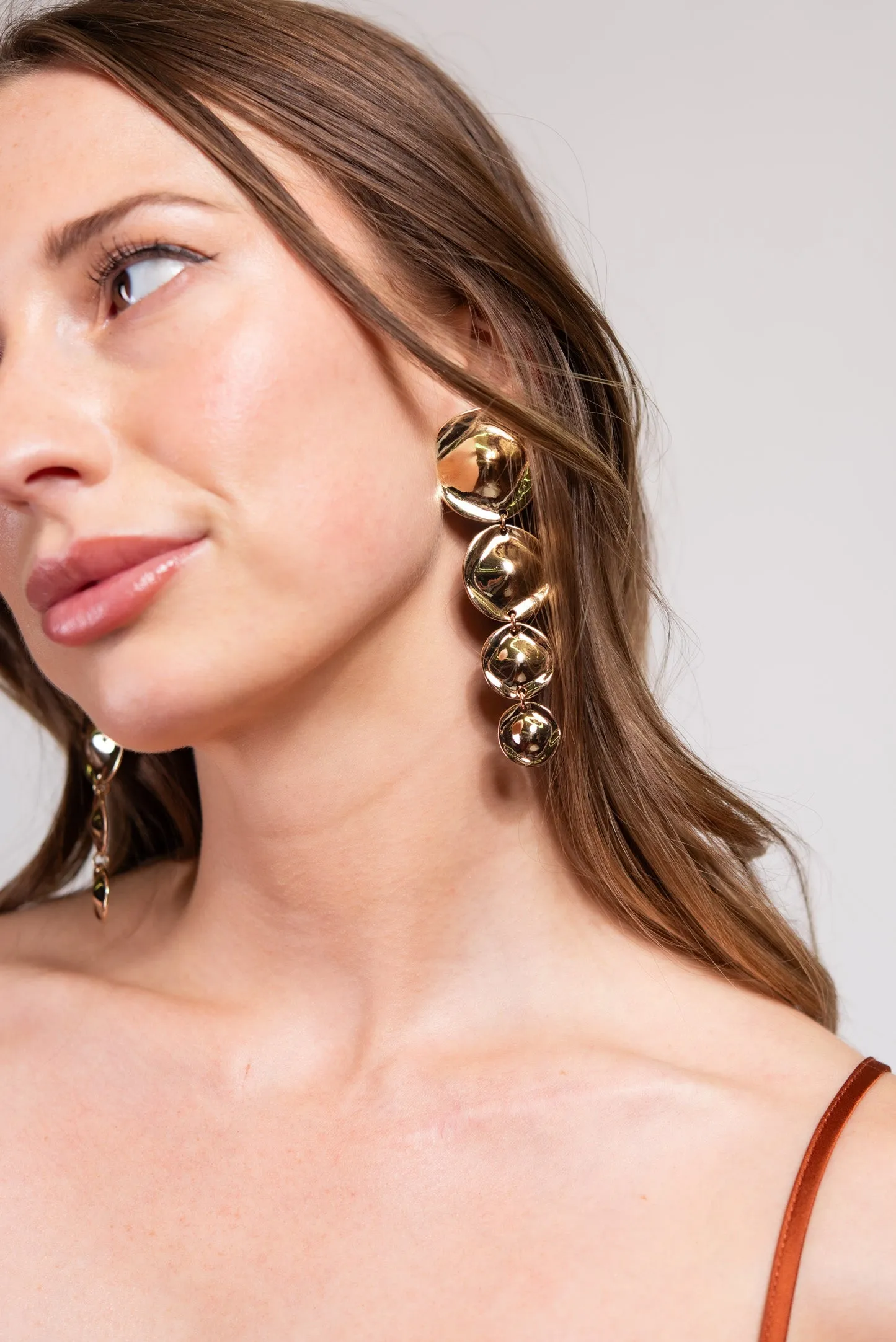 Willow Bohemian Disk Clip-On Earrings