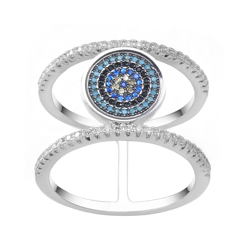 Women's Fashion CZ Evil eye Jewelry Sets